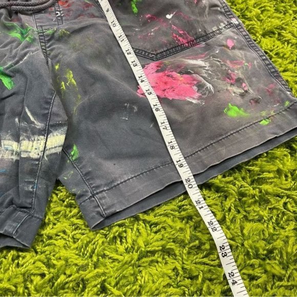 Dis tressed Ink Stained Shorts - Picture 10 of 12